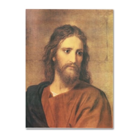 Heinrich Hofmann 'Christ At Thirty-Three' Canvas Art,24x32